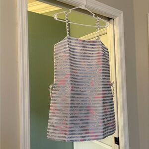 Lilly Pulitzer Blue and Pink Floral Dress